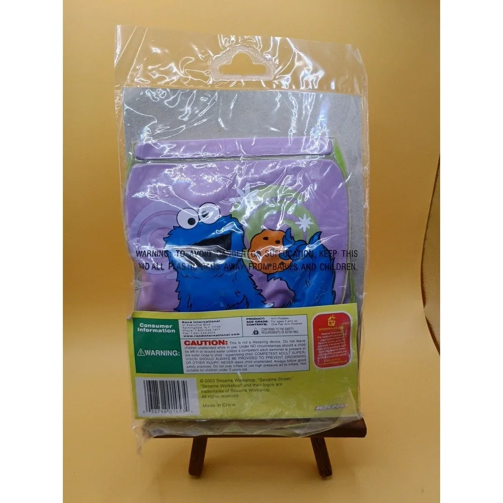 Sesame Street Cookie Monster Arm Floaties Swim Trainers Purple Rand S-70020-IBG